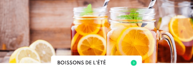 Boissons rafraîchissantes pour l'été