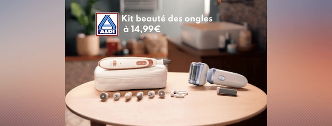 Découvrez le kit manucure et pédicure Aldi à 14,99€