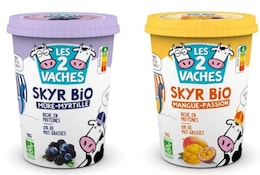 Les 2 vaches sort 2 skyr bio super fruités