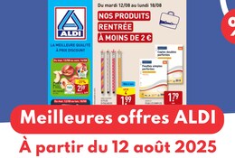 Meilleures offres ALDI du 12 août