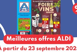 meilleures offres ALDI 23 septembre 2025