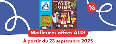 meilleures offres ALDI 23 septembre 2025