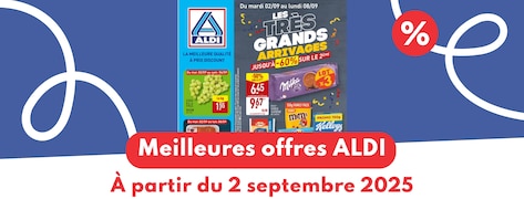 Meilleures offres ALDI du 2 septembre