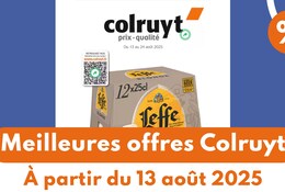 Meilleures offres Colruyt du 13 août