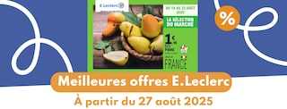 Lire l'article Catalogue E.Leclerc du 27 août 2025 : les meilleures offres Catalogue E.Leclerc du 27 août 2025 : les meilleures offres