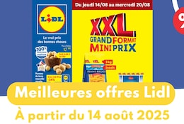 Meilleures offres Lidl du 14 août