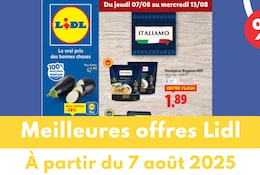 Meilleures offres Lidl du 7 août