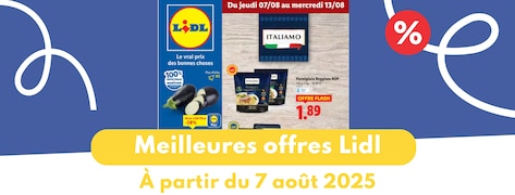 Meilleures offres Lidl du 7 août