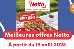 Meilleures offres Netto du 19 août