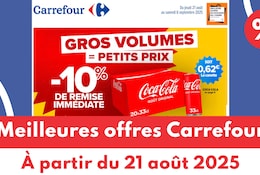 Meilleures offres Carrefour du 21 août