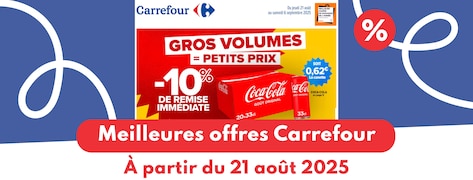Meilleures offres Carrefour du 21 août
