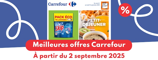 Meilleures offres Carrefour du 2 septembre