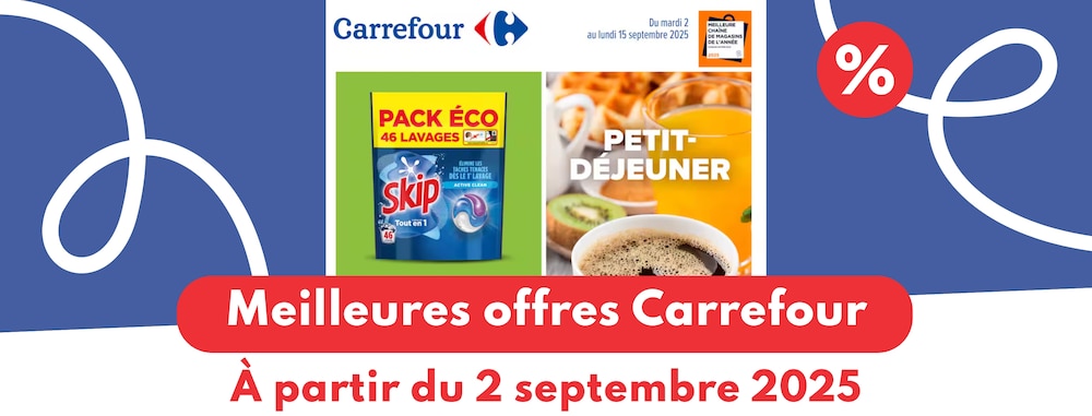 Meilleures offres Carrefour du 2 septembre