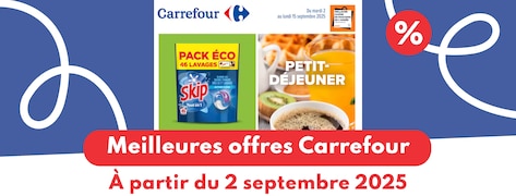Meilleures offres Carrefour du 2 septembre