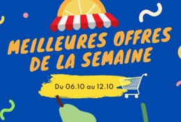 Meilleures offres de la semaine : 06.10 - 12.10