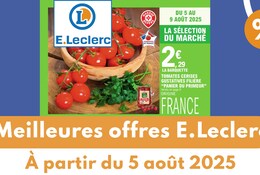 Meilleures offres E.Leclerc du 5 août