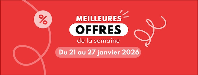 Les meilleures offres du 21 au 27 janvier 2026