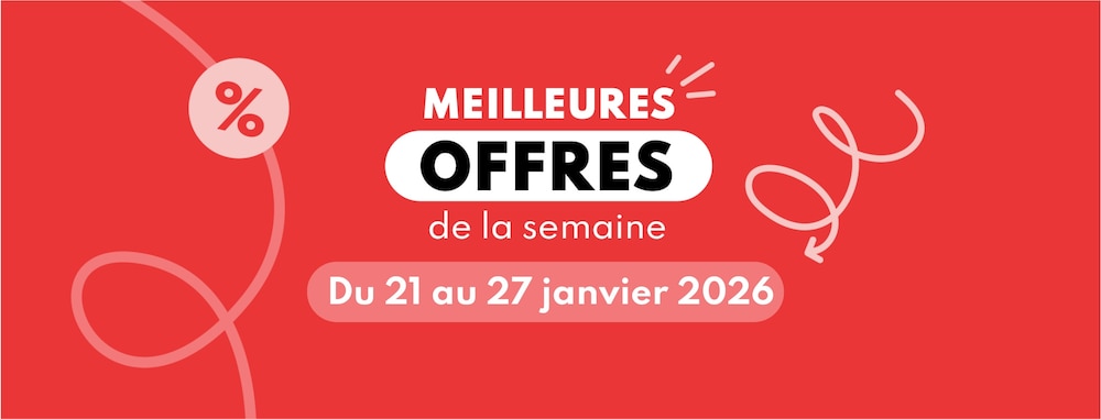 Les meilleures offres du 21 au 27 janvier 2026
