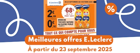 meilleures offres E.Leclerc 23 septembre 2025