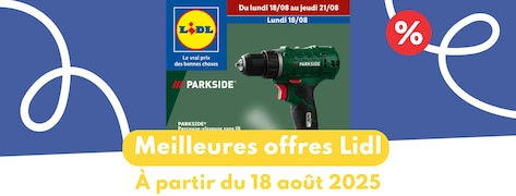 Meilleures offres Lidl du 18 août.