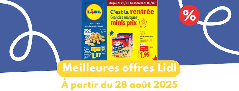 Meilleures offres Lidl du 28 août