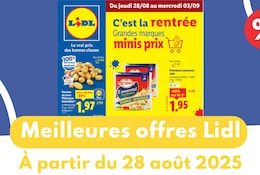 Meilleures offres Lidl du 28 août