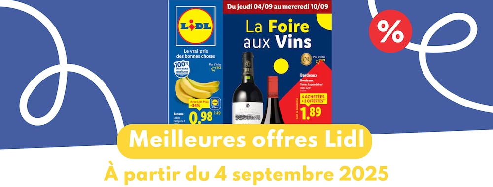 Meilleures offres lidl du 4 septembre 2025