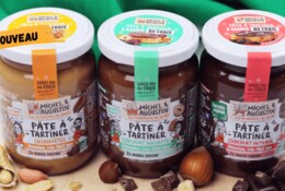 Michel & Augustin lancent 3 pâtes à tartiner bio !