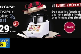 Tout savoir sur le robot Monsieur Cuisine Smart Silvercrest chez Lidl 