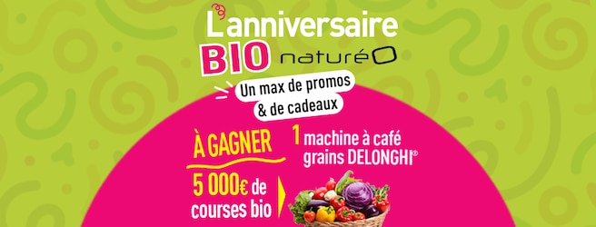 naturéO anniversaire bio