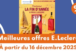 Catalogue E.Leclerc du 16 au 28 décembre 2025 : les meilleures offres