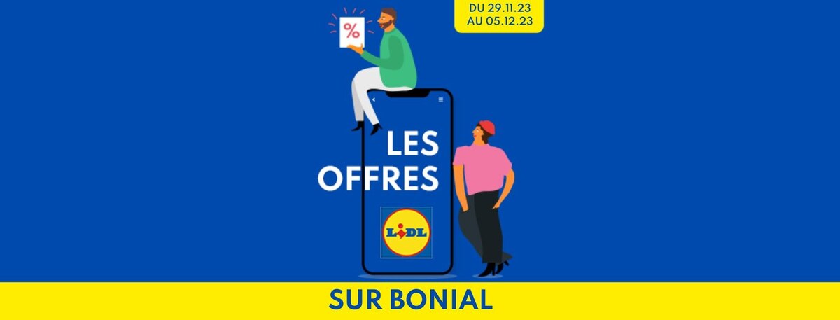 Lire l'article Offres Lidl à ne pas rater du 29 novembre au 05 décembre 2023 Offres Lidl à ne pas rater du 29 novembre au 05 décembre 2023