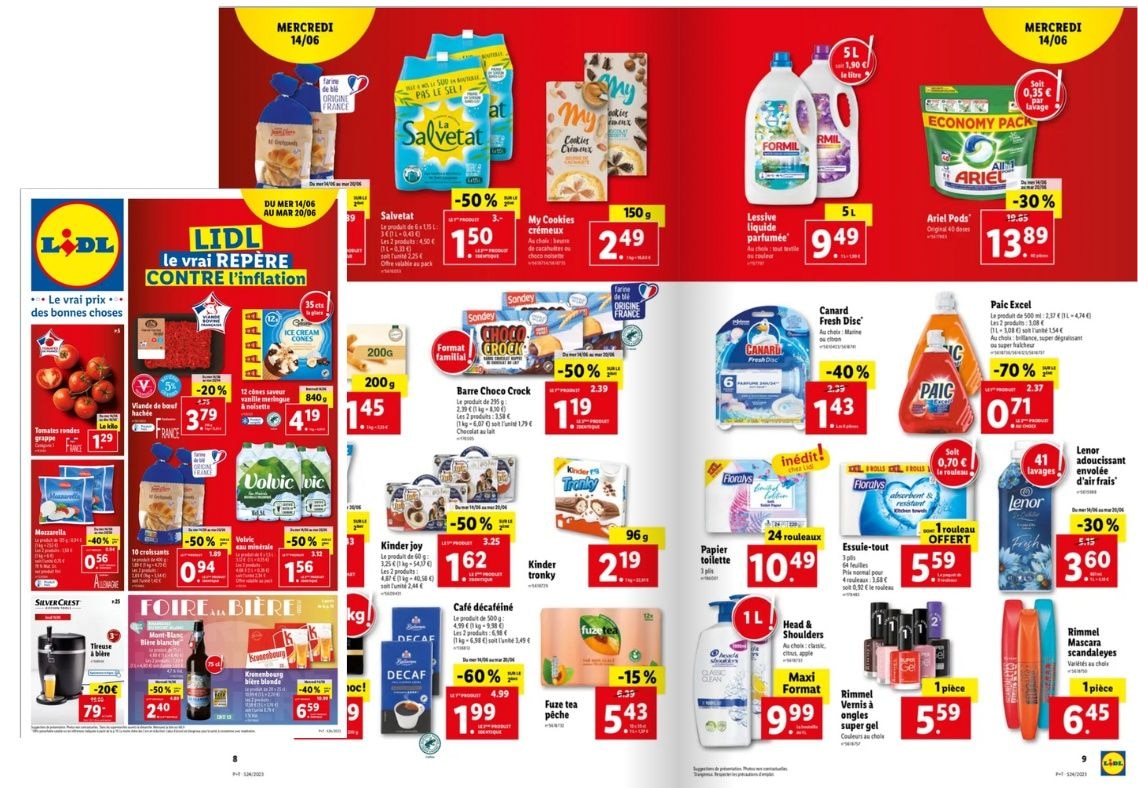 offres Lidl produits XXL à prix réduits