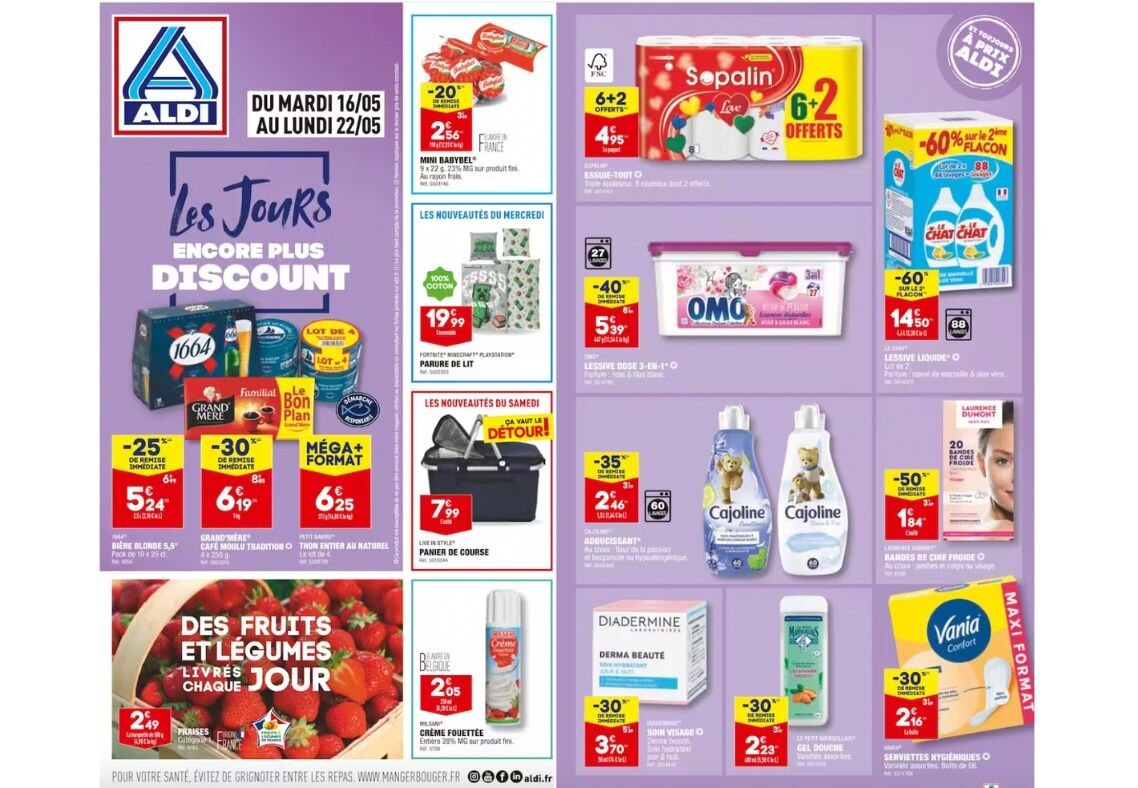 offres discount ALDI du 17 au 23 mai 2023