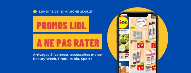 Promos Lidl : arrivages Silvercrest, produits Bio, Beauty Week & Sport 