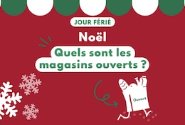 Quels sont les magasins ouverts le 25 décembre 2024 ?