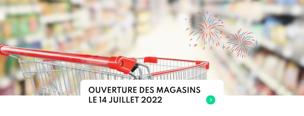 Quels magasins sont ouverts le jeudi 14 juillet 2022 ? 