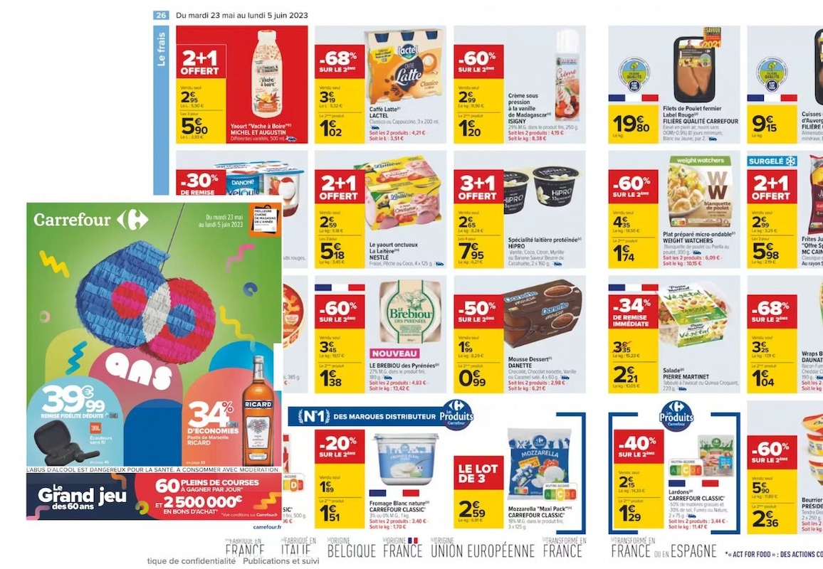 produits frais chez Carrefour du 31 mai au 06 juin