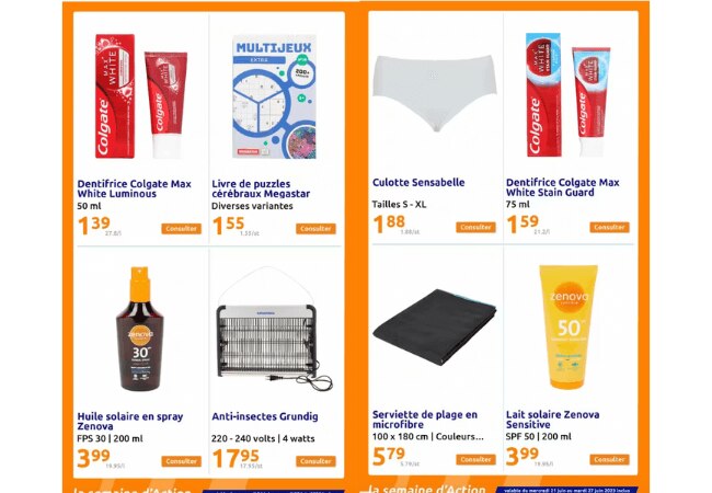 Voir les produits solaires Action