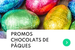 Meilleures offres de chocolats de Pâques en magasin