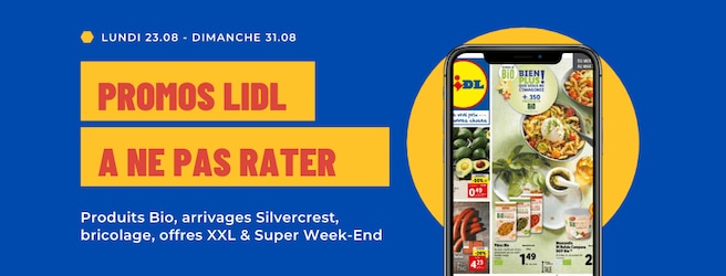 Promos Lidl : produits bio, arrivages Silvercrest, tout pour bébé