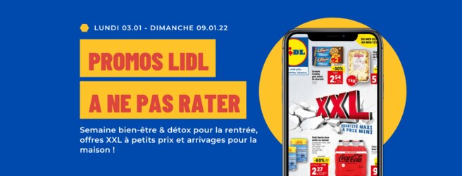 Les offres inratables Lidl du 3 au 9 janvier 2022