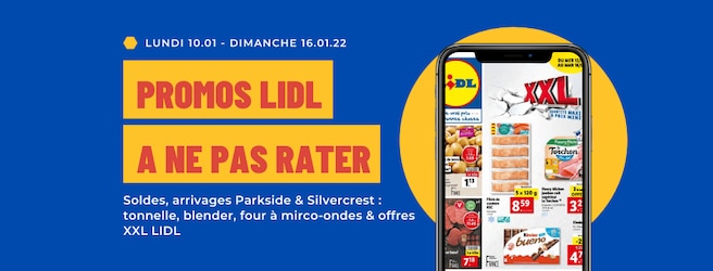 Les trouvailles Lidl de la semaine : bons plans & promos du 10 au 16 janvier 