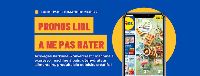 Les trouvailles Lidl de la semaine : bons plans & promos du 17 au 23 janvier 