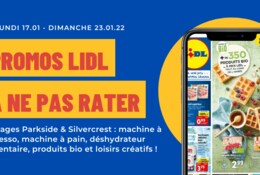 Les trouvailles Lidl de la semaine : bons plans & promos du 17 au 23 janvier 