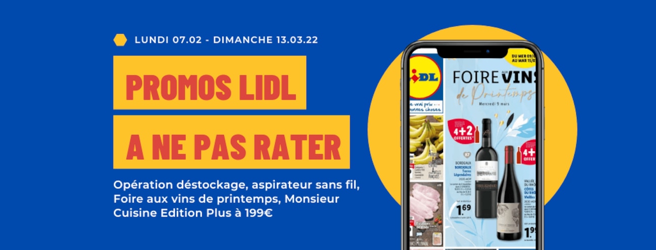 Arrivages et promos Lidl à ne pas rater du 7 au 13 mars 2022