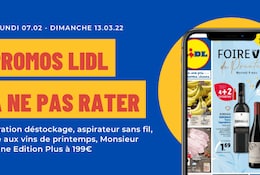 Arrivages et promos Lidl à ne pas rater du 7 au 13 mars 2022