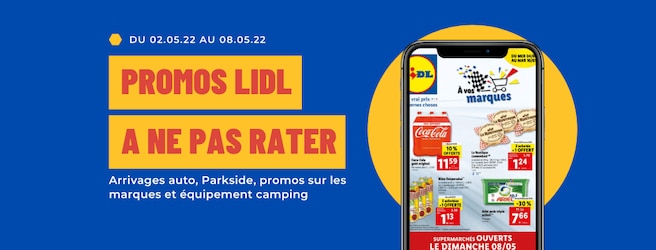 Offres Lidl à ne pas rater du 2 au 8 mai 2022 : promos, arrivages, nouveautés