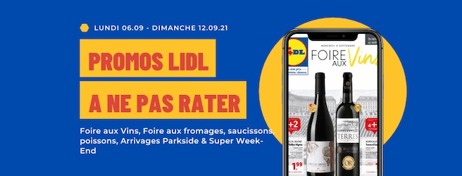 Promos Lidl : foire aux vins, foires aux fromages, saucissons & poissons