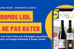 Promos Lidl : foire aux vins, foires aux fromages, saucissons & poissons